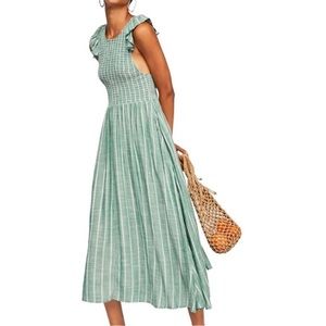 Free People | NWOT Green Dress